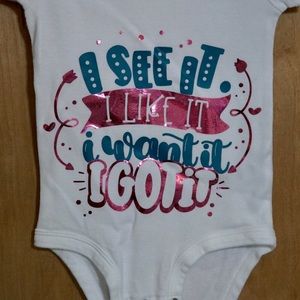 Handmade Baby onesies and toddler tops